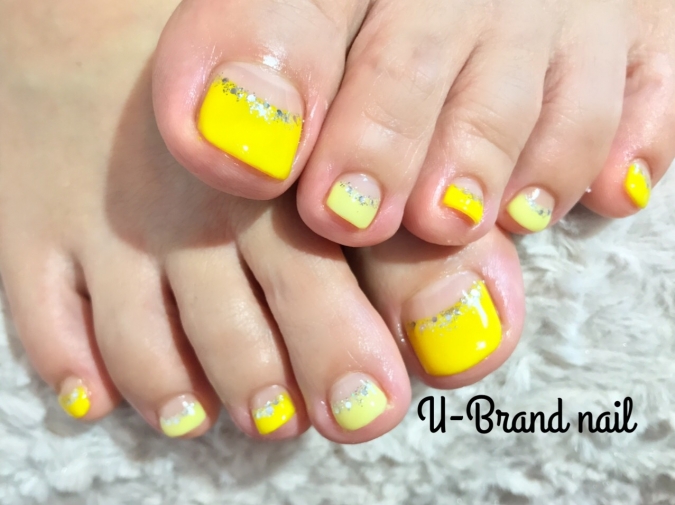 U Brand Nail フットネイル大人気 O スタイルギャラリー 人吉市 美容室 U Brand ヘアメイク エステ ネイル ブライダル